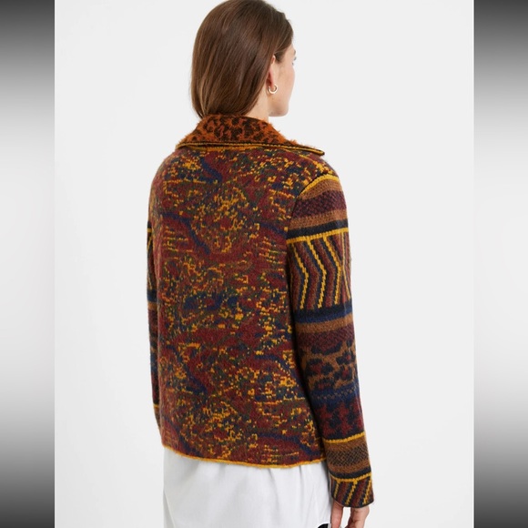 NWT Desigual Women's Earthy Tones Jacket size Large - Picture 3 of 15